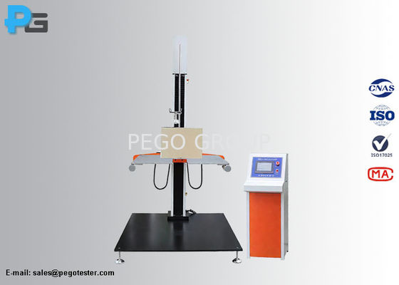 Double-Arm Free Fall Drop Testing Equipment for Container with ASTM D5276 IEC 60068-2-27 CNAS 29999 Compliance