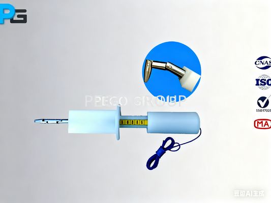 Standardowa sonda testowa palcowa z przegubem 30±0,2, długość 80±0,2 i odległość od czubka palca do przegrody 180±0,2 do testowania dostępności