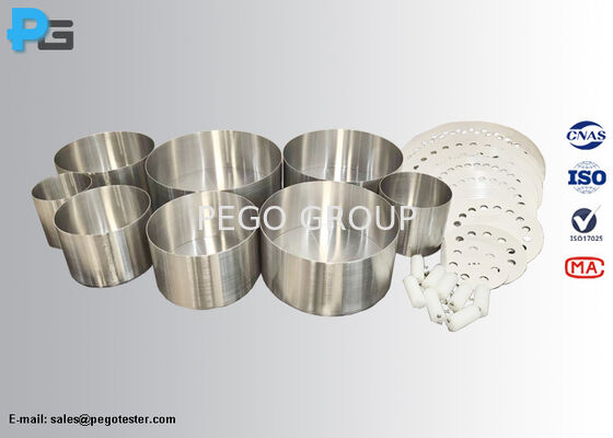 Zgodne z EN 60350-2, standaryzowane naczynia kuchenne ze stali nierdzewnej do pomiaru energii o konstrukcji cylindrycznej